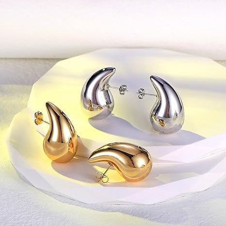 Pendientes Gota/ Chapado Oro 18K